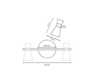 Foco Sobrepuesto Zeny 2 Luces Antique Gu10