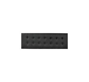 Respaldo Elegante Super King Capitone 200x60 CM Gris Oscuro Felpa Botones