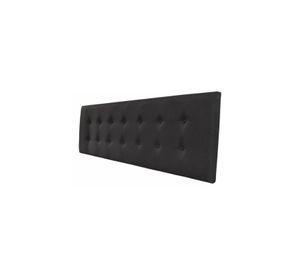 Respaldo Elegante Super King Capitone 200x60 CM Gris Oscuro Felpa Botones