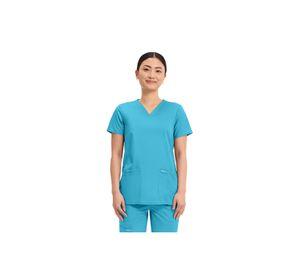 POLERA CLÍNICA MUJER CHEROKEE REVOLUTION WW620 TURQUOISE