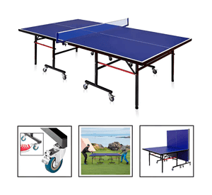 Mesa Profesional Ping Pong 274x152x76cm Madera Red Azul