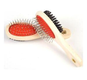 SET 3 CEPILLO PARA MASCOTA DOBLE CARA ERGONOMICO LAU