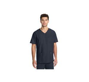 POLERA CLÍNICA HOMBRE CUELLO EN V CK783A PEWTER