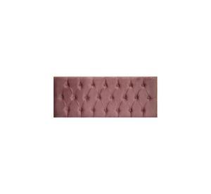 Respaldo Elegante 1 Plaza Capitone 105x60 CM Palo Rosa Felpa
