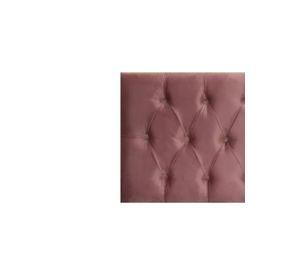 Respaldo Elegante 1 Plaza Capitone 105x60 CM Palo Rosa Felpa