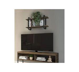 Repisa Connect Legno Negro Mate