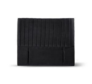 RESPALDO SORRENTO TELA NEGRO 2 PZA