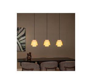 LAMPARA COLGANTE TRIBUTE BEIGE 3xE27