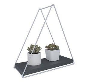 REPISA TRIANGULAR TOTAL BLACK 25X10X25CM VEKKAHOME