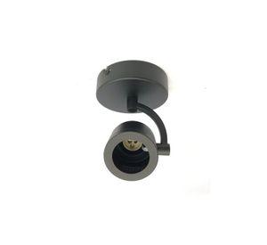 Foco Sobrepuesto Komo Negro Mate Gu10