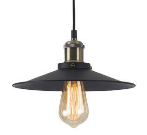LÁMPARA COLGANTE VINTAGE NEGRA E27 1X60W