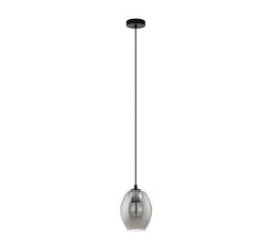 Lámpara Colgante Cadaques Vidrio Negro 1X60W E27 cod.98582