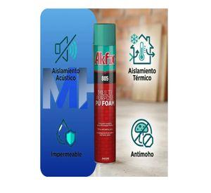Pack 12 Espuma Poliuretano Akfix 805 750ml Manual Multiuso