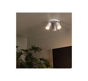 LAMPARA DE TECHO DIRECCIONAL PUNCH BLANCO Ø21cm 3XGU10