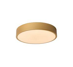 LAMPARA DE TECHO UNAR LED DORADO Ø30CM 18W 2700K