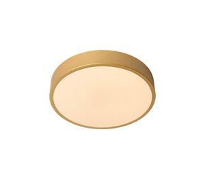 LAMPARA DE TECHO UNAR LED DORADO Ø30CM 18W 2700K