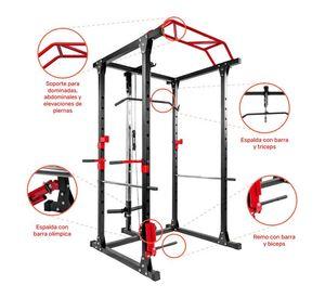 Power Rack Centurfit Multifuncional Tren Superior 9 Rutinas