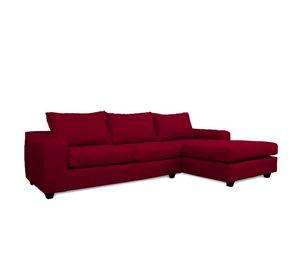 Seccional Kandra Chenille Tipo Lino Rojo
