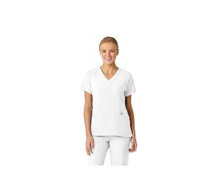 POLERA CLÍNICA MUJER WONDERWINK 6155 WHITE