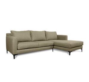 Seccional Kaile Chenille Tipo Lino Beige