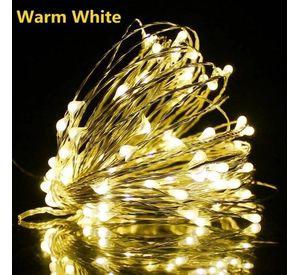 Guirnalda Copper LED Cálida 5m Iluminación Premium Decoración