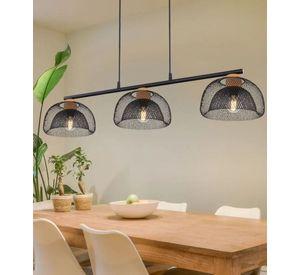 Lámpara Colgante Estilo Vintage Rústica Diseño Rejilla Jhn