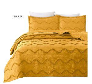 Cubrecama Y Fundas Con Faralado Dos Plazas Dormitorio 5