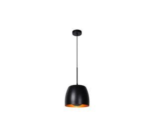 LAMPARA COLGANTE NOLAN NEGRO 1XE27
