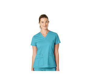 POLERA CLÍNICA MUJER WINK FLEX 6108 AQUA