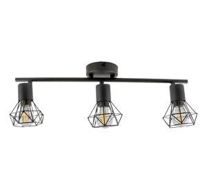Lámpara Techo 3 Focos Orientables Decorativa Pared Jhn