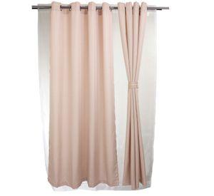 Set Cortinas 8 Piezas Yasmin Taupe