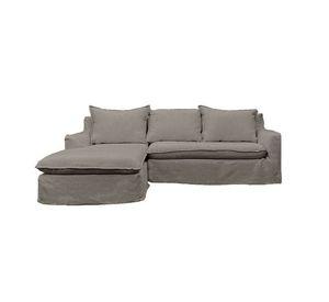 Seccional Queule Chenille Gris Piedra 3C