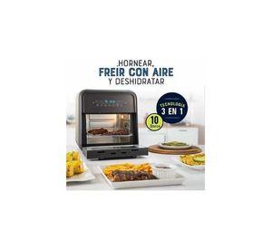 Súper freidora de aire Oster® 10 litros CKSTAFOV3 Color Negro 220V Multifuncional