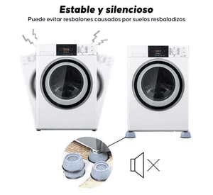 Pack 4 Soportes Antivibraci n Lavadora Muebles Multiusos