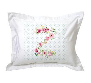 Funda de Almohada, Letras Vintage Z