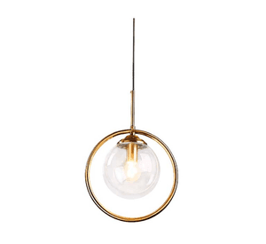 Lámpara Colgante Silvana Dorada 1 Luz