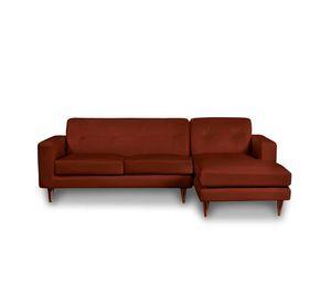 SOFA CHAISELONG DER SALERNO PU CHOCOLATE