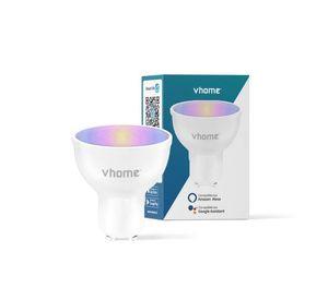 Ampolleta Wifi Dicroica GU10 Vhome Compatible Con Alexa y Google