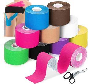 Tape Cinta Kinesiologica De Recuperación 5mx5cm de Colores X2