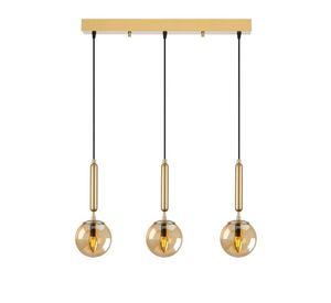 Lampara Odele Triple Dorado