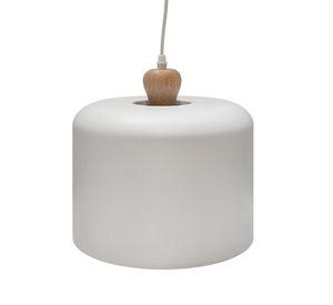 LAMPARA COLGANTE NÓRDICA BLANCA E27 1X60W