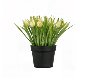 Set de 2 Flores Artificiales Realista Decoración Jhn
