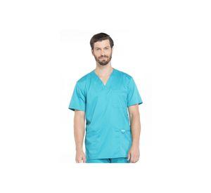POLERA CLÍNICA HOMBRE CHEROKEE REVOLUTION WW670 TEAL BLUE