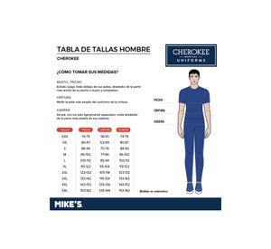 POLERA CLÍNICA HOMBRE CHEROKEE REVOLUTION WW670 TEAL BLUE