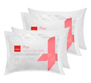 Set 4 almohadas 50x70 cm Plus blanco