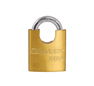 Candado oister xtra con hombro 40mm color amarillo