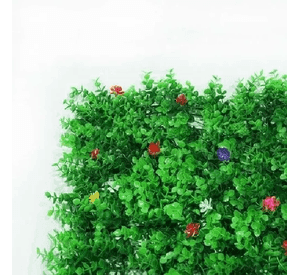 Pack de 10 Palmetas Artificiales Espiral con Flores 60x40cm