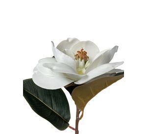 Flor Decorativa Magnolia Blanca 74