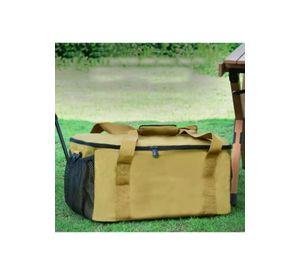 Canasta picnic cooler mochila bolso térmica plegable café