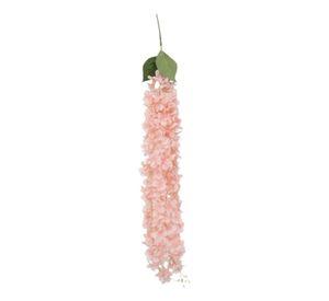 Set 2 Flores Artificiales Enredadera Colgante Pluma Jhn